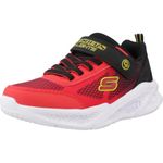 Skechers Meteor Kids Red Light Up Trainer - Size 1.5 UK - Red