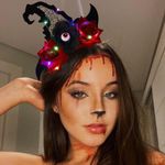 DRESBE Light Up Headband LED Witch Hat Headbands Flower Hair Hoop Halloween Festival Party Hair Accessory for Women and Girls