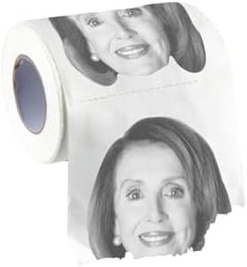 Novelty Toilet Paper, Funny Political Gag Gift, Novelty TP, Great for Family Politicians, Funny Bathroom Accessory - Nancy Pelosi