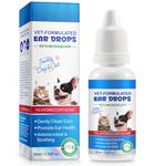 ACYAHAOCA Dog Ear Infection Treatment, Dog Ear Cleaner, Cat & Dog Ear Infection Treatment Drops, Soothes Itchy & Wax Build Up, Ear Odor, Stop Head Shaking 2.02 fl oz