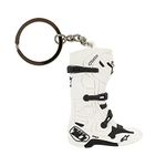 Alpinestars, New Tech 10 Boot Keyfob, Keychain, White, Os, Unisex-Adult