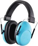 Onhear Kids Ear Defenders Children, 28dB Noise Cancelling Earmuffs, Toddler Ear Protection, Feather-Feel Ear Ptrotection Kids, Comfortable Lightweight for Concentrate, Firework, Loudy Music Blue Black