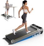 YPOO Walking Pad with Incline, Walking Pad Treadmill for Home and Office, 300 Lbs Portable Treadmill with Incline, Under Desk Compact Installation-Free Treadmills with LED Display & APP