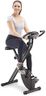 Marcy Foldable Magnetic Resistance Upright Exercise Bike NS-654, Black, One Size