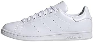 adidas Originals Men's Stan Smith (End Plastic Waste) Sneaker, White/White/Black, 9.5