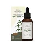 Juicy Chemistry Hemp Seed Oil, 30 ml | Pure, Cold-pressed & Organic Hemp Seed Oil for Acne Breakouts, Scars & Oily Skin | Ecocert Certified Organic for Men & Women | Cruelty-free & 100% Vegan