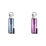 Brita Premium Filtering Water Bottle with Filter, BPA-Free, Night Sky, 768 mL & Brita Premium Filtering Water Bottle with Filter BPA-Free, Orchid, 768 mL