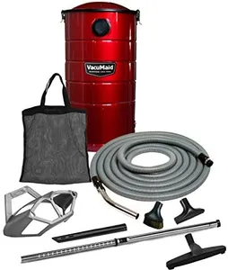 VacuMaid GV50RPRO Professional Wall Mounted Garage and Car Vacuum with 50 ft. Hose and Tools