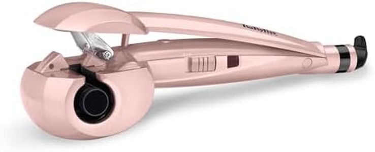 BaByliss Curl Secret Rose Blush - Boucleur Automatique, Boucles faciles et rapides, 2 réglages de température jusqu'à 205°C - Rose, 2664PRE