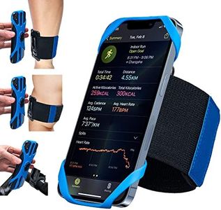 Cikyner Brassard de Sport, 3 en 1 Brassard de Téléphone Support de Téléphone de Vélo 360° Rotatif et Détachable Brassard Sport pour 4.5-7'' iPhone pour la Course à Pied, la Randonnée