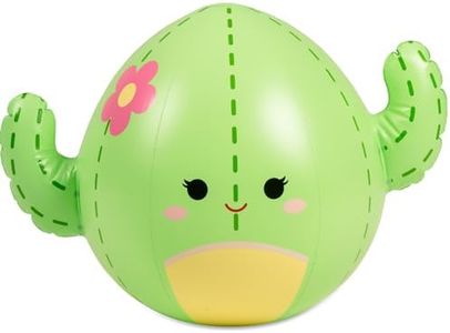BigMouth x Squishmallows Large Beach Ball, Inflatable Water Toys, Squishmallow Theme Pool Party Decorations - Maritzia The Cactus