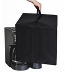 Coffee Maker Dust Cover Waterproof Compatible With Hamilton Beach FlexBrew Trio 2-Way Coffee Maker 49902/49915/49917/49976 /Keurig K155 Coffee Maker (Black)