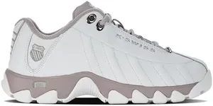 K-Swiss Women's ST329 CMF Sneaker, White/Ashes of Roses/White, 5 M