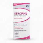 Ketopine Ketoconazole 2% Medicated Shampoo – Clinically Proven Anti-Dandruff Treatment for Itchy, Flaky, Dry Scalp, Seborrheic Dermatitis & Scalp Psoriasis – Fast Relief Anti-Fungal Formula, 100ml