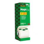 Scotch Magic Tape, Value Pack, 8 Rolls , 19 mm x 33 m - General Purpose Sticky Tape for Document Repair, Labelling & Sealing