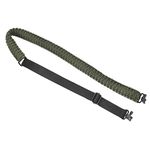 Yolispa Adjustable Gun Sling Durable Paracord Shoulder Strap with Swivels for Outdoor Hunting