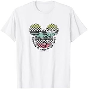 Disney Mickey And Friends Sunshine And Good Vibes Big Logo T-Shirt