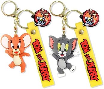 Porte-clés 2 Pièces, Porte-clés Enfant, Cadeau d'anniversaire d'enfant, Trousseau de Clés Thème, Cadeau Porte-Bonheur pour Petite Amie ou Petit Ami