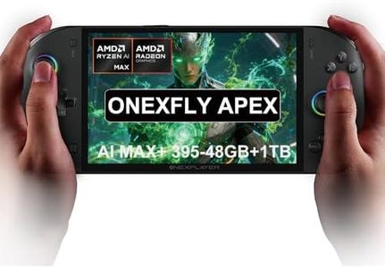 ONEXPLAYER ONEXFLY APEX Liquid-Cooled Gaming Handheld PC | AMD Ryzen AI Max+ 395 | 48GB LPDDR5X RAM | 1TB PCIe 4.0 SSD | 8"120Hz VRR H-IPS Display | 85Wh Swappable Battery | Windows 11 Portable Console