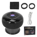 Electric Cupping Therapy Machine, 3 in 1 Portable Handheld Scraping Cupping Therapy Set with Heat & Adjustable Intensity, Rechargeable Cupping Therapy Massager for Full Body Massage (Black)