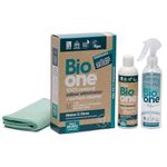 Bio One Enzyme Cleaner - Natural Odour Eliminator & Deep Cleaner for All Surfaces | Kills 99.99% Bacteria | Human and Pet Urine Neutraliser | Enzymatic Cleaner and Odour Remover | 250ml Concentrate