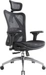 SIHOO M57 Ergonomic Office Chair with 3 Way Armrests Lumbar Support and Adjustable Headrest High Back Tilt Function Black