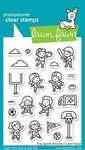 Lawn Fawn Clear Stamps 3"X4"-Tiny Sports Friends