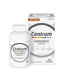 Centrum Advance Multivitamin Tablets for Men and Women, Vitamins with 24 Essential Nutrients, including Vitamin C, D and Zinc, 180 ct (Packaging and Tablet colour may vary slightly)