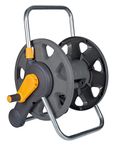 HOZELOCK - Hose Reel 60m 2-in-1 (Reel and Wall Fixings Only) : Free-standing or Wall-mounted, Reel With Lightweight, Robust Main Body for Durability and Flexibility of Use [2475R0000]