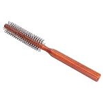 Unisex Small Round Styling Hair Brush, Curling Roller Hairbrush, for Blow Drying and Hair Curling, Wooden Crafted Home Use Hair Styling Tool, Suitable for Short Hair