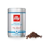 illy Coffee - Decaf Coffee Beans - Medium Roast - 100% Arabica Whole Decaffeinated Coffee Beans - Ideal for Moka Pots, Filter Coffee, Espresso and Lungo Coffees - 250g Tin