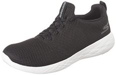 Skechers womens GO RUN 600-DEFIANCE BLACK/WHITE Running Shoes -5 UK (8 US) (15076)