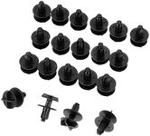 Mtsooning 20PCS Battery Cover Cowl Panel Retainer Clips, Auto Bumper Fastener Rivet Nylon Car Retainer Replacement for Universal Vehicles LR024316 Honda Rancher Foreman