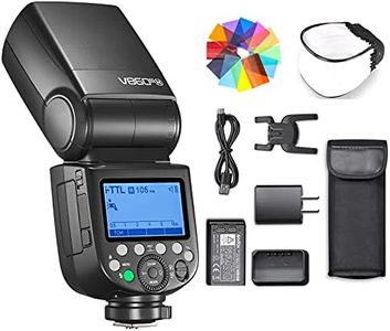 Godox V860III-N Flash for Nikon Camera Flash Speedlite Speedlight 7.2V/2600mAh Li-ion Battery, 2.4G Wireless HSS 1/8000 1.5s Recycle Time 10 Levels LED Modeling Light for Nikon (Upgraded V860II-N)