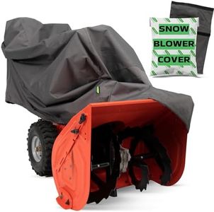 Hybrid Covers Snow Blower Cover V2.0 Suits Two Stage Snowblower, Heavy Duty Cover, Universal Size, 600D Marine Grade Waterproof Solution Dyed Fabric with Fade Resistant UV Protection