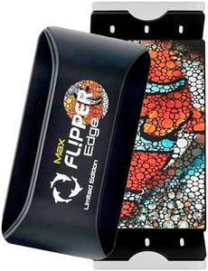 FL!PPER Flipper Edge Max Clownfish Limited Edition Floating Magnetic Aquarium Cleaner 2-in-1 Dual Blade Scrubber & Scraper Fish Tank Cleaner Tools for Efficient Cleaning & Acrylic Surface Maintenance