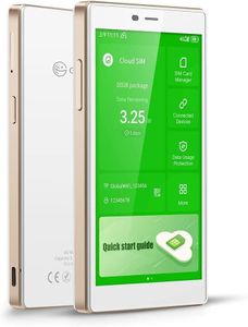 GlocalMe G4 Pro[2020 Nueva versión ] Punto de Acceso WiFi móvil 4G con 1 GB Datos Globales/Enrutador WiFi de Viaje (Blanco)