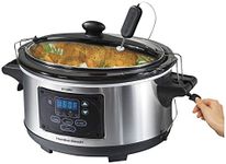 Hamilton-beach 33969 Set N Forget 6 Quart Slow Cooker, Stainless Steel