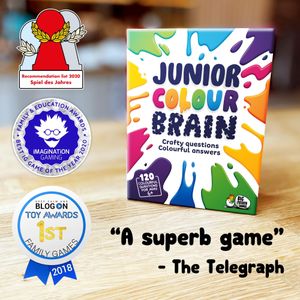 Colourbrain Junior Board Game – Family Trivia for Kids
