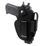 Depring Concealed Carry Holster IWB OWB Holster with Magazine Slot for Right and Left Hand Draw Fits Subcompact to Large Handguns Version 2.0