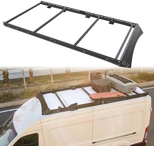 MELIPRON Camper Van Roof Rack Fit for Ford Transit 148" WB Low/Medium/High Roof, Low Profile Roof Rack with 4040 Crossbars, Van Life Essentials