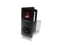 EMITECH ME-6LA4 IEC 320 SOCKET WITH FUSE AND SWITCH EMI FILTER