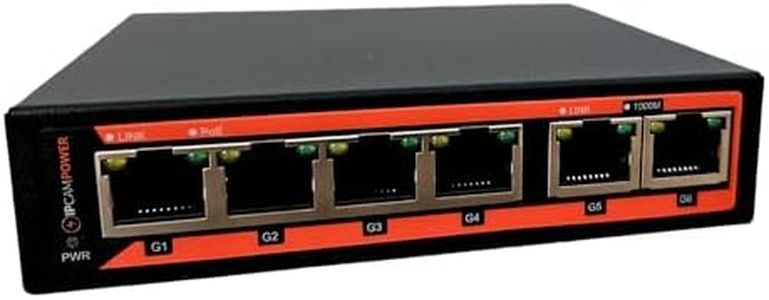 802.3bt POE++ Extreme Power Gigabit POE Switch, 90 Watts on Each Port, Additional Ethernet & SFP Uplinks, 10/100/1000 (4 Port - 250 Watts)