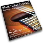 Adagio Pro CLASSICAL Black Nylon And Silver Guitar Strings, Flamenco Full Pack/Set