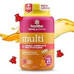 Honibe Complete Adult Multivitamin Gummies | Honey-Based Vitamins Made in Canada | Chewable Gummy Multivitamins for Women or Men | Daily Essential Vitamins and Minerals | Vegetarian Vitamin Gummies | 70 gummies |