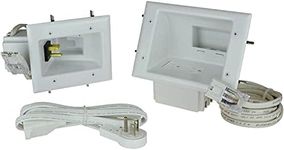 Data COMM Electronics 6623: in Wall Cable Management Kit with Duplex Power Outlet - Behind Wall TV Wire Kit Low Voltage in Wall Cord Concealer for Sleek TV Setup - Easy DIY Without Electrician