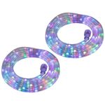 UltraPro ELITE 15 ft. 2-Pack Color-Changing LED Rope Lights, Weather Reisitant & Linkable up to 150ft - 1 Pack