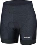 Souke Sports Women's Cycling Underwear 4D Padded Breathable Bike Undershort Shorts Anti-Slip Design