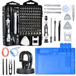 Precision Screwdriver Set Phone Repair Tool Kit, 130 In 1 DIY Repair Kit With Anti Static Mat ESD Safe Wristband, Magnetic Driver Kit for Electronics, Pad, Laptop, Xbox, PS4, Camera