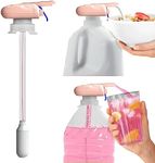 The Magic Tap Automatic Drink Dispenser: Hands-Free Milk, Beverage Dispenser, Drink Dispenser for Fridge Juice, Gifts for Women & Men: 1 Pack Peach